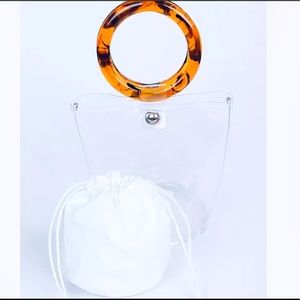 Women Clear Bucket Bag